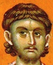 Свети мъченик Филимон. Фрагмент от стара българска стенопис. Област Македония
