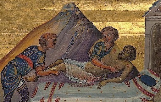 Свети мъченик Авдий Персидски. Миниатюра от стара ромейска минология